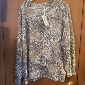 Dear Scarlett Print Long Sleeve Tunic